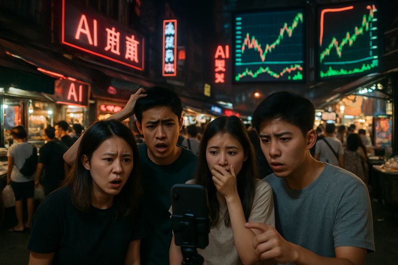 Asia's AI Stock Frenzy Has Dot-Com Bubble Energy — And YouTube's Finance Creators Are Screaming Into the Void About It