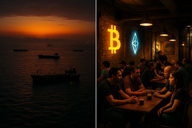 Bitcoin and Ethereum Quietly Rip as Hormuz Crisis Sparks Crypto Safe-Haven Bid