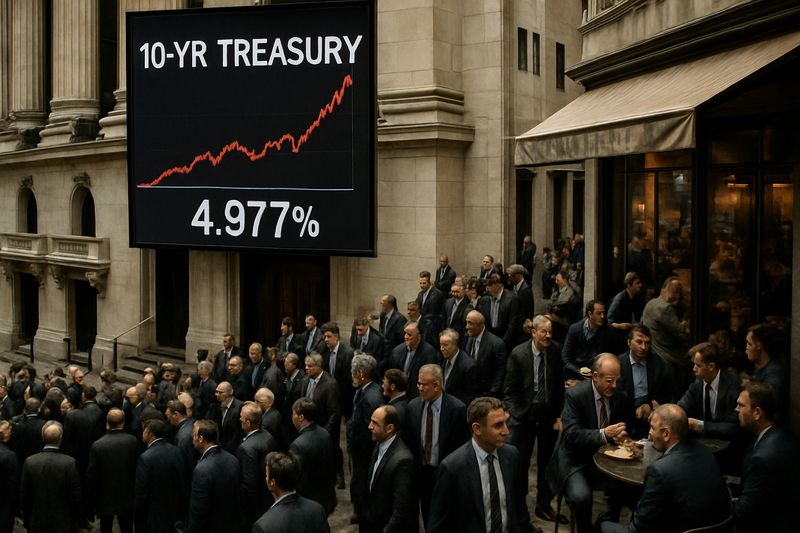 Bond Market Revolt: 10-Year Yield Near 5% and Wall Street Is Sweating