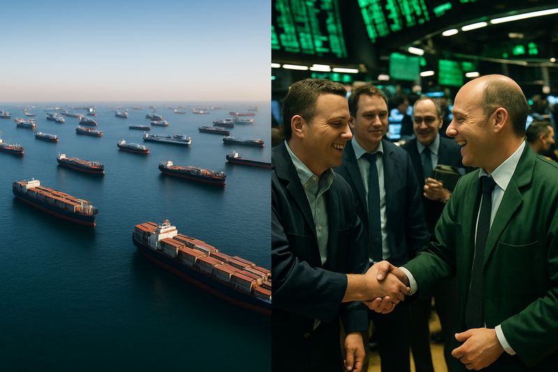 Ceasefire Euphoria Sends Dow Up 1,325 Points — But 800 Ships Are Still Stuck in the Strait thumbnail