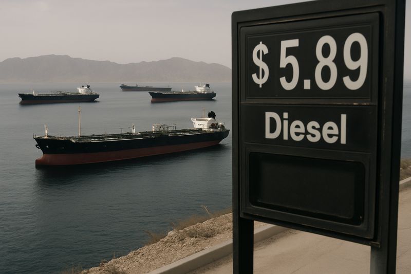 Diesel Hits $5.89/Gal as Hormuz Stays Shut: Who Wins, Who Bleeds
