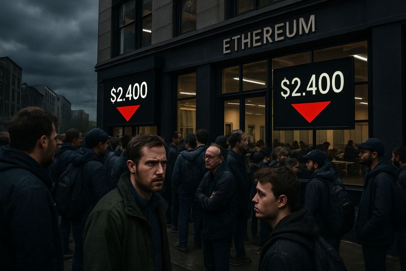 Ethereum Drops Below $2,400 as War Fears Tank Risk Assets