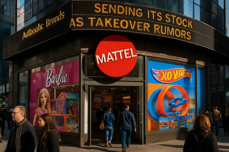 Mattel ($MAT) Jumps 19%: Authentic Brands Takeover Talk Heats Up