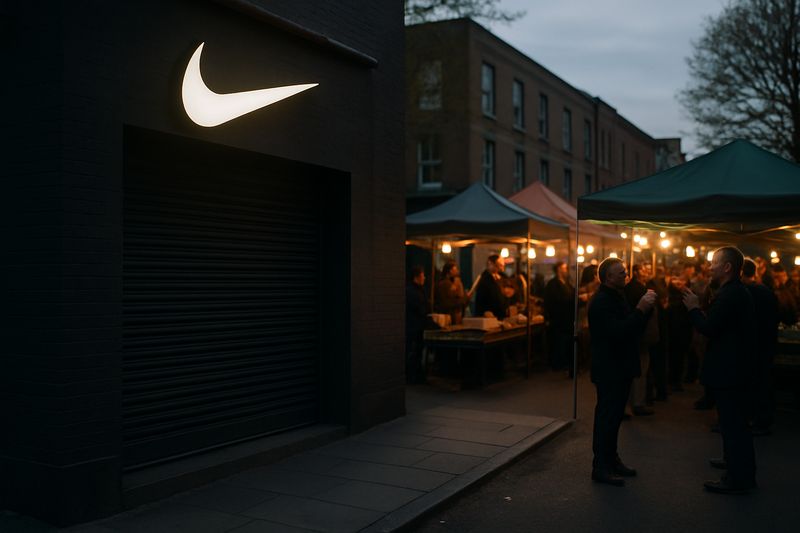 Nike Can't Find Its Footing: NKE Guides Down Again While the Market Parties on Iran Peace Hopes thumbnail