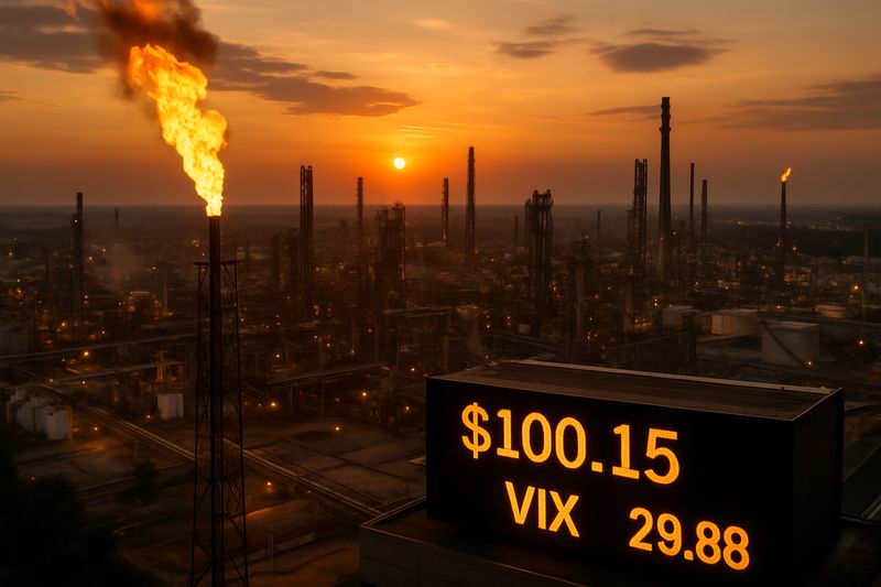 Oil Tops $100, VIX Climbs, and the Week's Biggest Sentiment Shifts