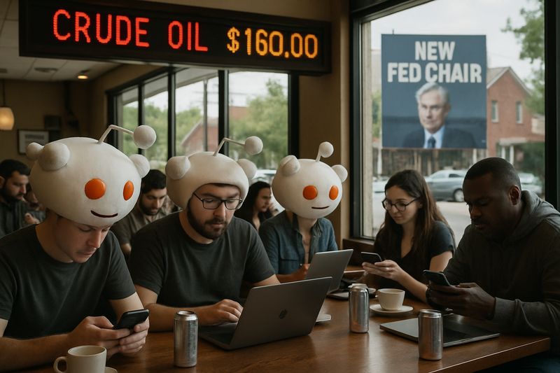 Reddit Is Freaking Out About $160 Oil, a New Fed Chair, and the Fastest Rally Nobody Believes In thumbnail