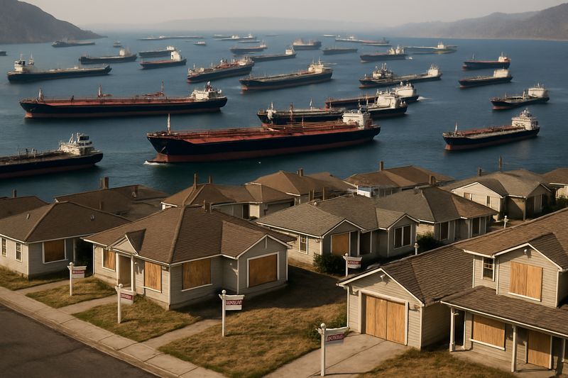 Strait of Hormuz Chaos: $1T War Tab Sends Foreclosures Surging