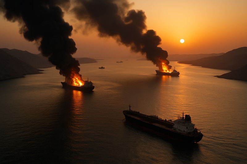 The Strait of Hormuz Is On Fire and Wall Street Is Flying Blind