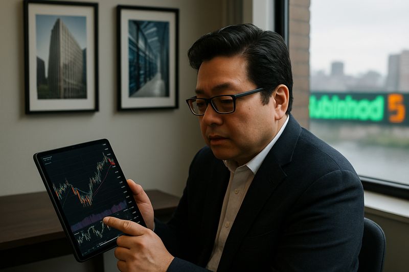 Tom Lee Picks JPM and ANET, Dumps HOOD for 2026